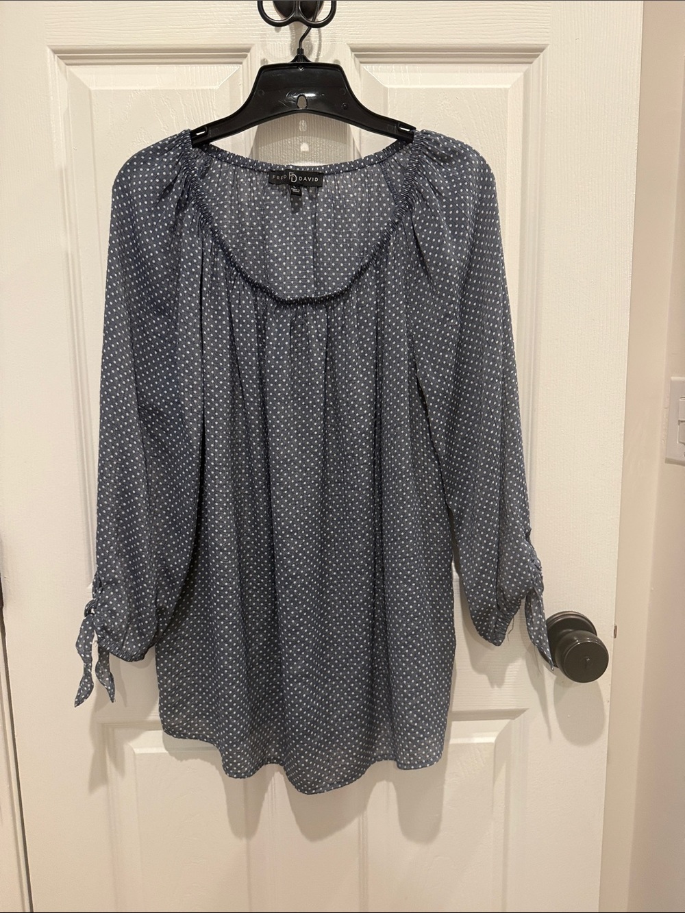 Fred David Polka Dot Blouse